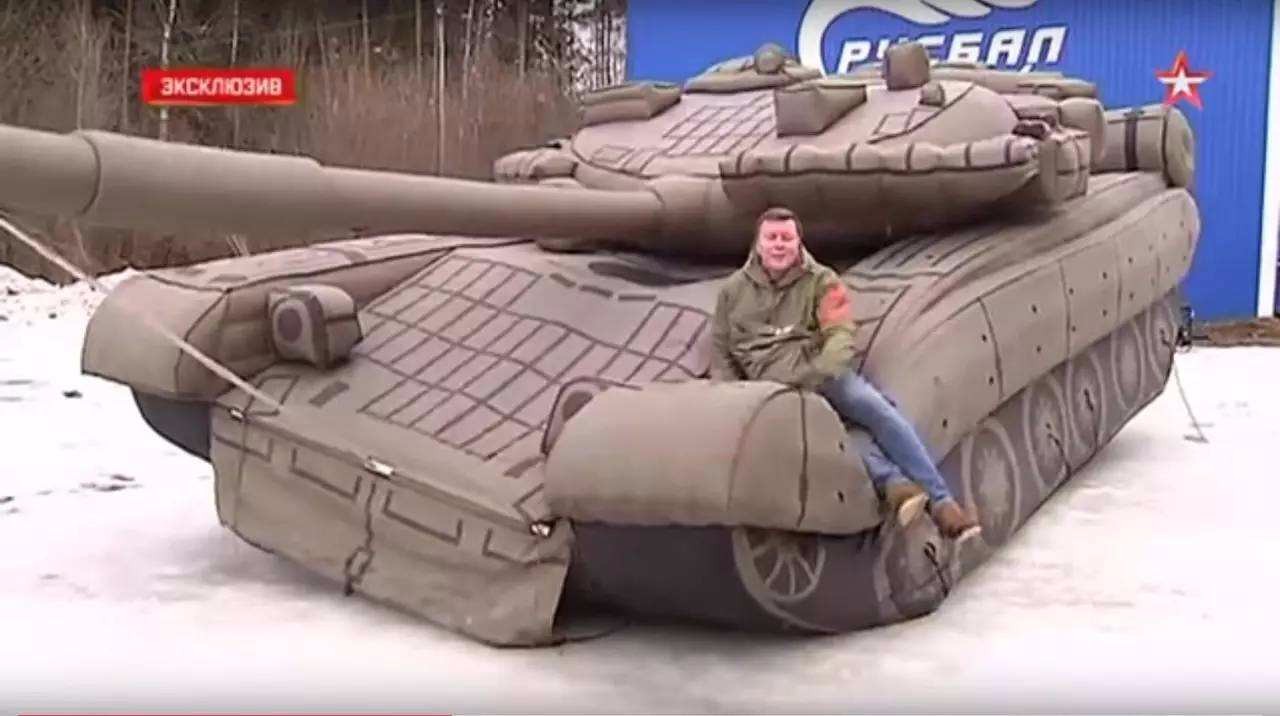 柳州充气军事坦克